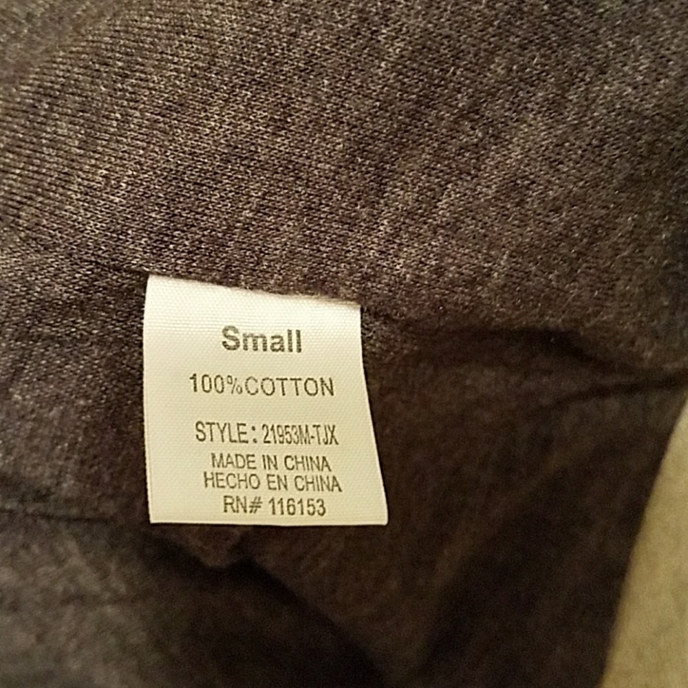 Cynthia Rowley Grey Moto Sweatshirt Jacket Size S - Picture 7 of 8